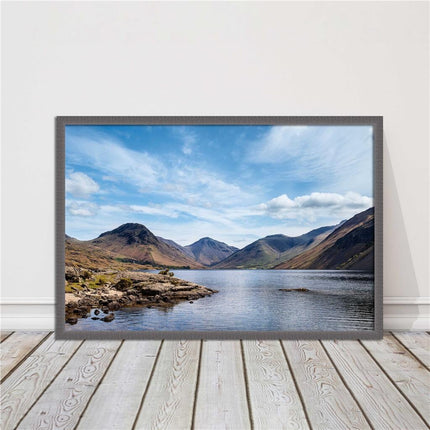 Wast water in Lake district framed picture. Choice of frame colours and sizes.