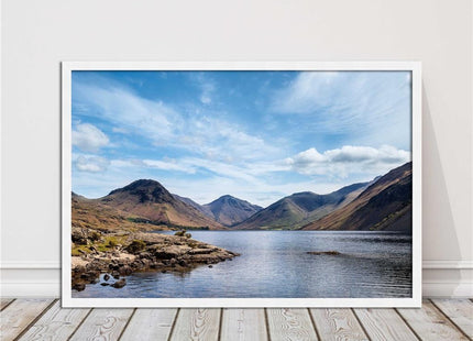 Wast water in Lake district framed picture. Choice of frame colours and sizes.