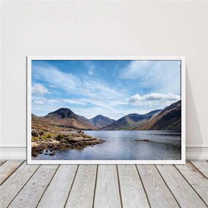 Wast water in Lake district framed picture. Choice of frame colours and sizes.
