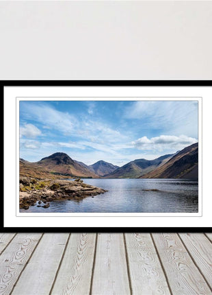 Wast water in Lake district framed picture. Choice of frame colours and sizes.