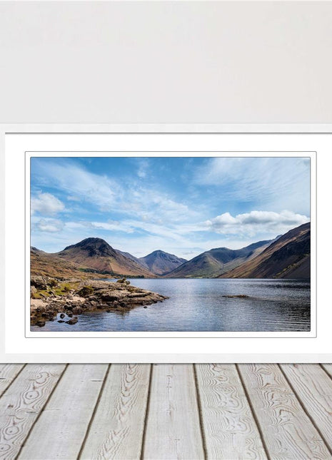 Wast water in Lake district framed picture. Choice of frame colours and sizes.