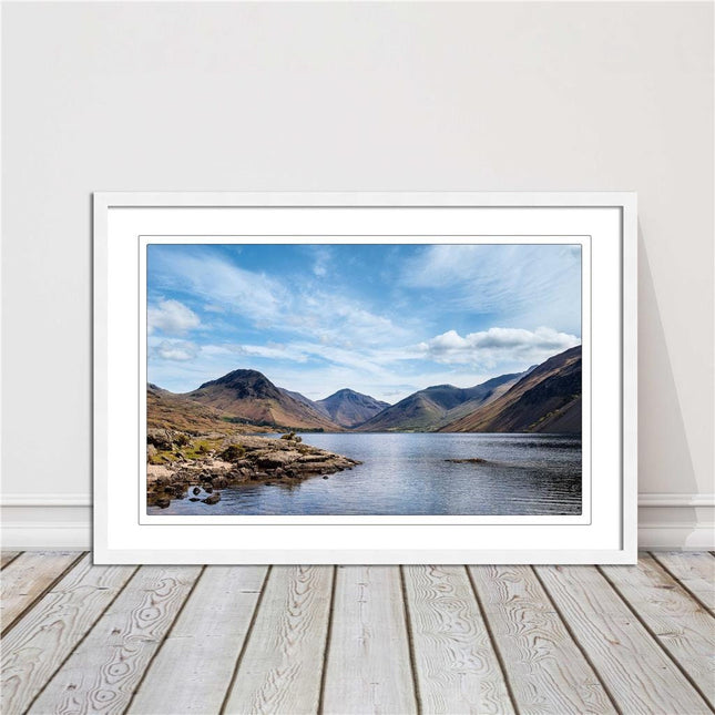 Wast water in Lake district framed picture. Choice of frame colours and sizes.