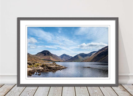 Wast water in Lake district framed picture. Choice of frame colours and sizes.