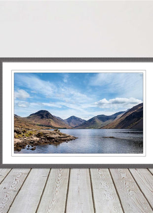 Wast water in Lake district framed picture. Choice of frame colours and sizes.