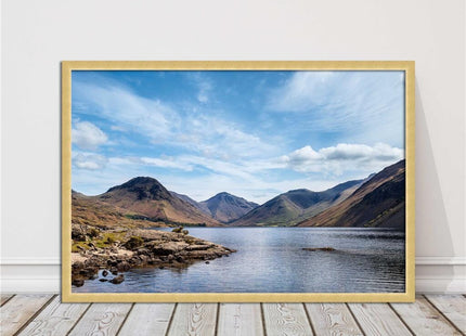 Wast water in Lake district framed picture. Choice of frame colours and sizes.