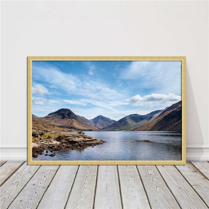 Wast water in Lake district framed picture. Choice of frame colours and sizes.