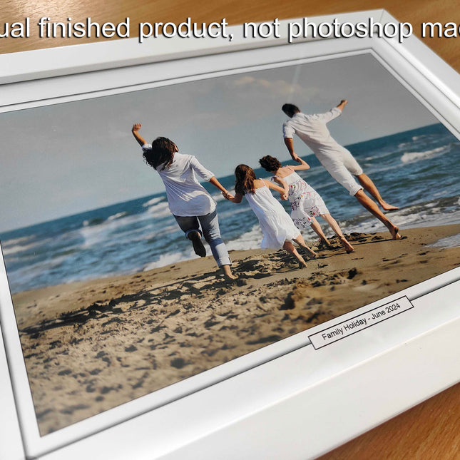 photo printed framed a4 a3 Red blue green yellow pink purple black white grey