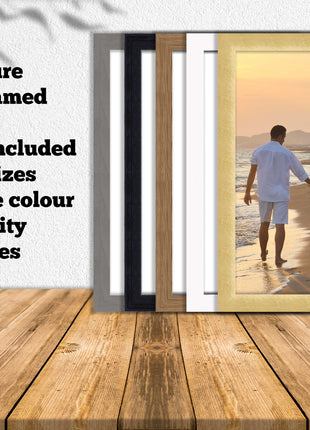 framed picture frame and print included any picture printed a4 and a3