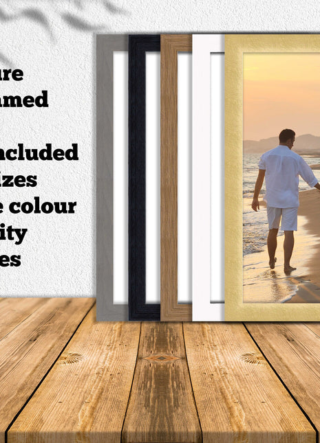 framed picture frame and print included any picture printed a4 and a3