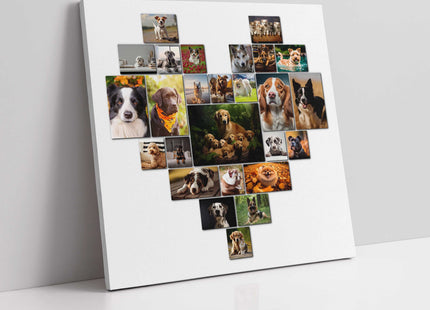 Heart canvas picture print. Choose any 26 pictures, easy great value printed