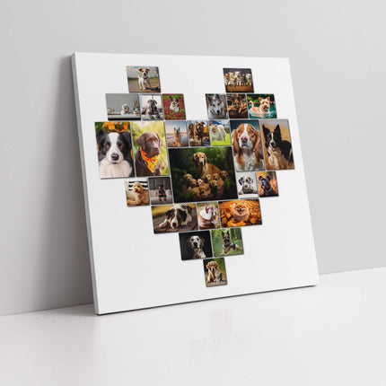 Heart canvas picture print. Choose any 26 pictures, easy great value printed