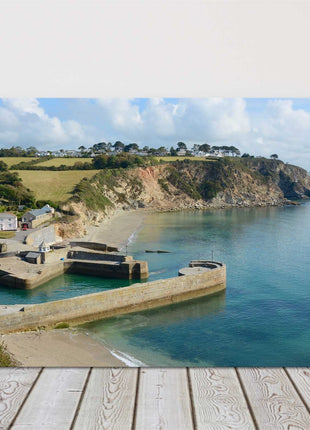 Charlestown Harbour, Cornwall canvas picture print south coast landscape