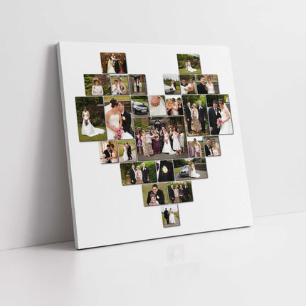 Heart canvas picture print. Choose any 26 pictures, easy great value printed