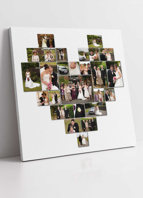 Heart canvas picture print. Choose any 26 pictures, easy great value printed