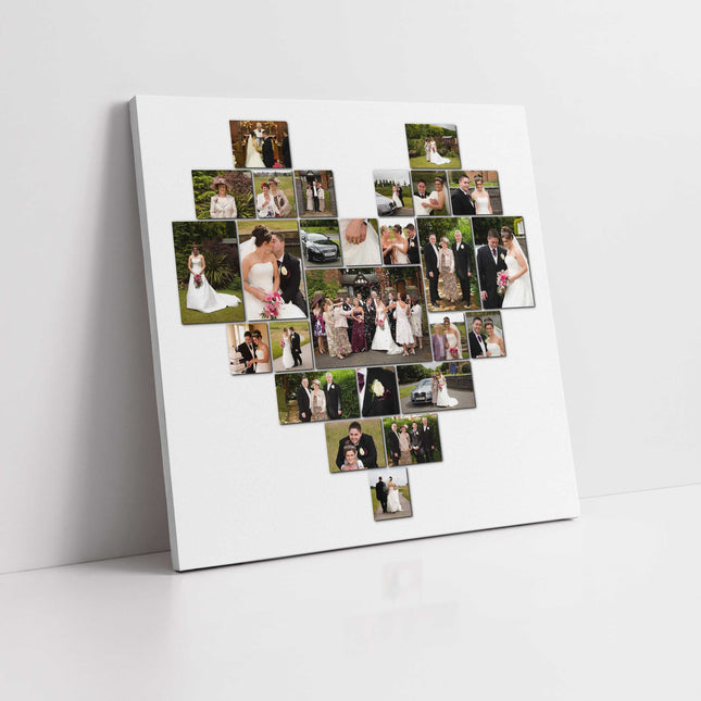Heart canvas picture print. Choose any 26 pictures, easy great value printed