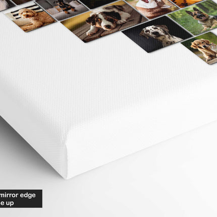 Heart canvas picture print. Choose any 26 pictures, easy great value printed