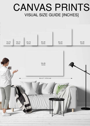 Autumn forest, woodland landscape Autumn colours. Canvas picture print