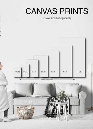 Musical notes with colour splash canvas picture print