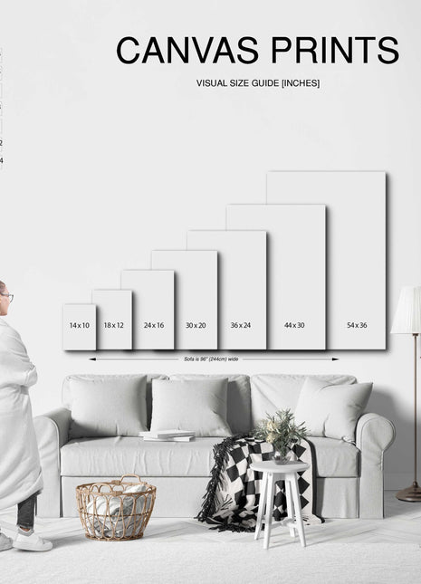 Musical notes with colour splash canvas picture print