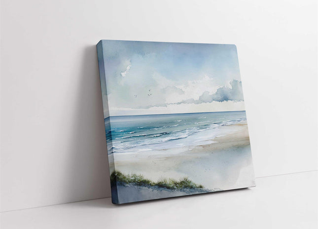 coastal art work framed canvas picture print beach seascape set available