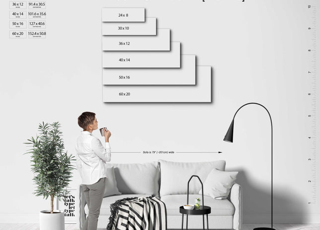 Llanddwyn Island, Anglesey, North Wales. Panoramic canvas picture print.coastal