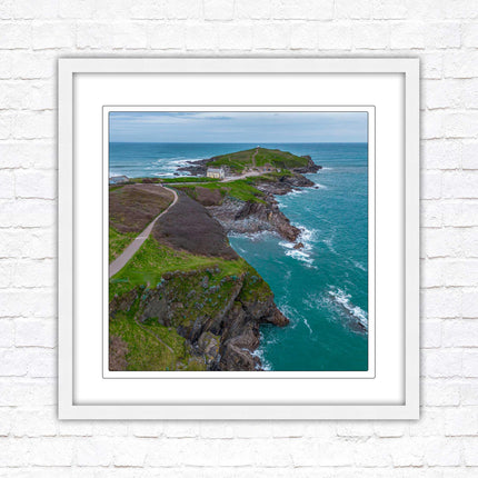 Elephant watercolour splash painting. Framed picture print. Choice frame colour