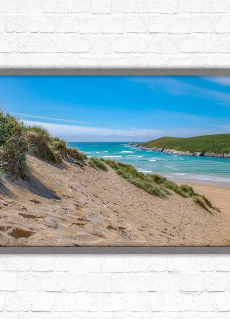 Crantock Beach Seascape framed print choice of frame colour and sizes