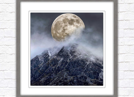 Super moon framed picture wall art. Home gift, wall décor A choice of frames and sizes, square