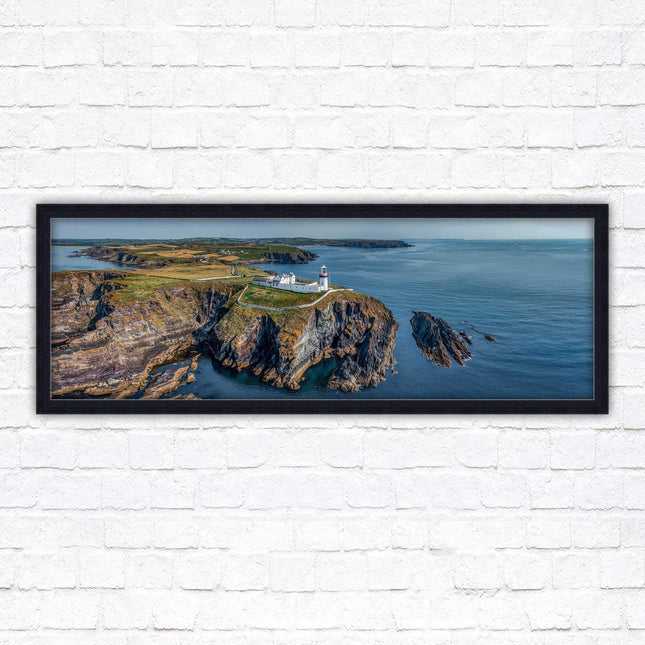 Galley Head Lighthouse in County Cork, Ireland. Framed picture wall decor in a choice of frame styles.
