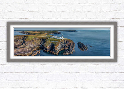 Galley Head Lighthouse in County Cork, Ireland. Framed picture wall decor in a choice of frame styles.