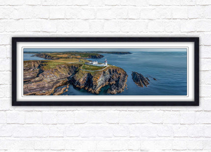 Galley Head Lighthouse in County Cork, Ireland. Framed picture wall decor in a choice of frame styles.