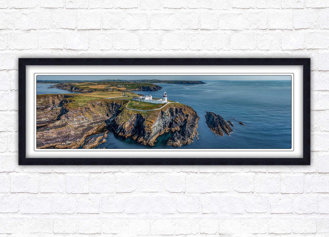 Galley Head Lighthouse in County Cork, Ireland. Framed picture wall decor in a choice of frame styles.