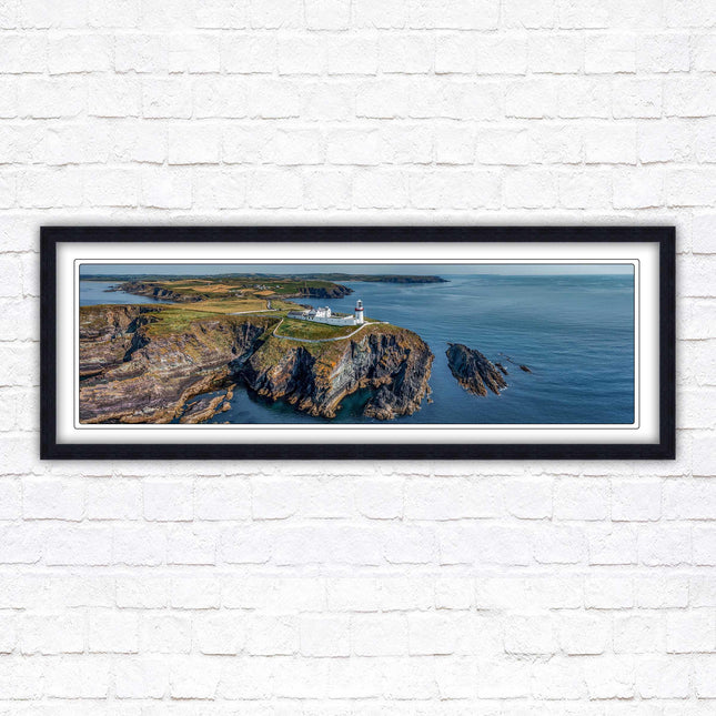 Galley Head Lighthouse in County Cork, Ireland. Framed picture wall decor in a choice of frame styles.