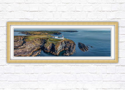 Galley Head Lighthouse in County Cork, Ireland. Framed picture wall decor in a choice of frame styles.