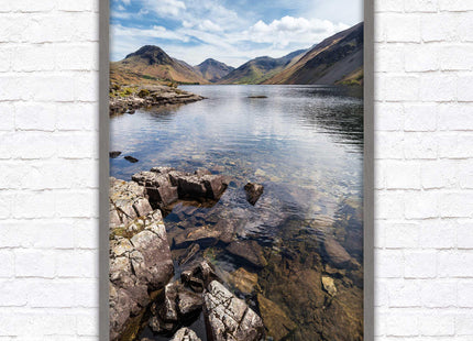 Wast Water in the Lake District. Printed, Framed picture with choice of frame colours and options.