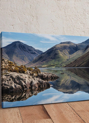 Wast Water, Lake District. Canvas Picture, Wall décor. For home or office (Interior Décor) Ideal gift.