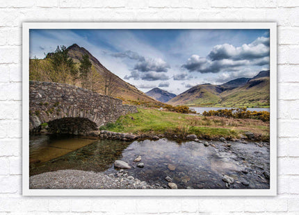 Fairy Pools on Isle of Skye, Scotland. Framed picture with choice of frame colours and options.