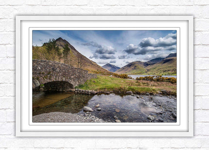 Fairy Pools on Isle of Skye, Scotland. Framed picture with choice of frame colours and options.