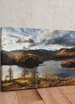 Hawes Water, Lake District. Canvas Picture, Autumn scenery. Wall décor. For home or office (Interior Décor) Ideal gift.