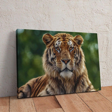 Tiger, Canvas picture print. Wildlife image wall art, landscape.