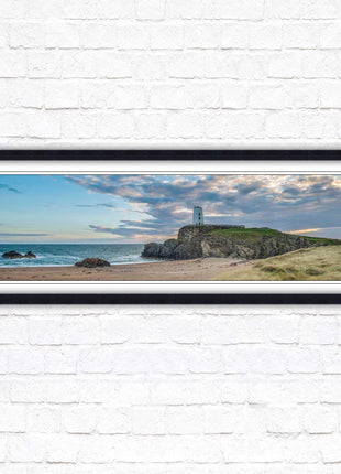 Llanddwyn lighthouse framed picture. Anglesey, North Wales. Framed picture in a choice of styles.