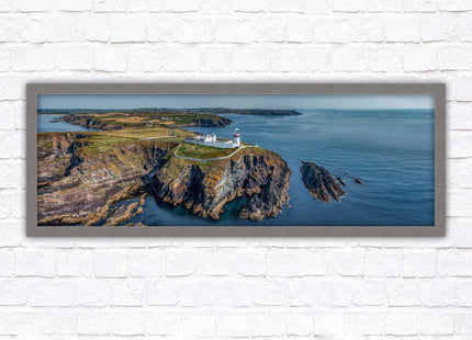 Galley Head Lighthouse in County Cork, Ireland. Framed picture wall decor in a choice of frame styles.
