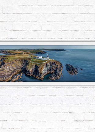 Galley Head Lighthouse in County Cork, Ireland. Framed picture wall decor in a choice of frame styles.