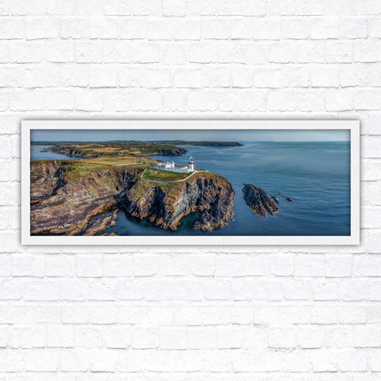 Galley Head Lighthouse in County Cork, Ireland. Framed picture wall decor in a choice of frame styles.