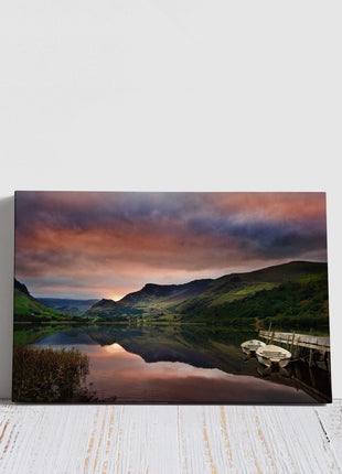 Mount Snowdon at sunrise. Canvas Print Wall decor. Scenic wall art. Ideal gift/birthday present.