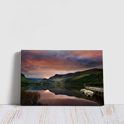 Mount Snowdon at sunrise. Canvas Print Wall decor. Scenic wall art. Ideal gift/birthday present.