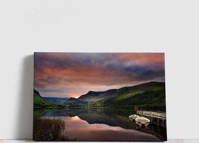Mount Snowdon at sunrise. Canvas Print Wall decor. Scenic wall art. Ideal gift/birthday present.