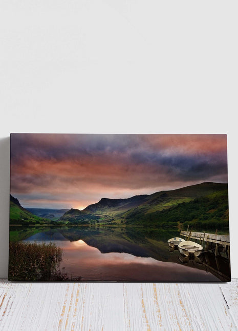 Mount Snowdon at sunrise. Canvas Print Wall decor. Scenic wall art. Ideal gift/birthday present.