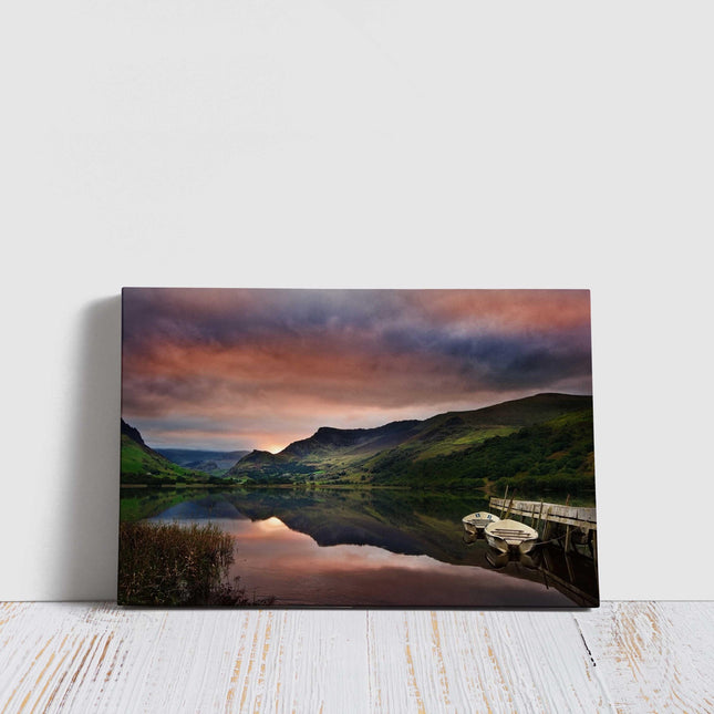 Mount Snowdon at sunrise. Canvas Print Wall decor. Scenic wall art. Ideal gift/birthday present.