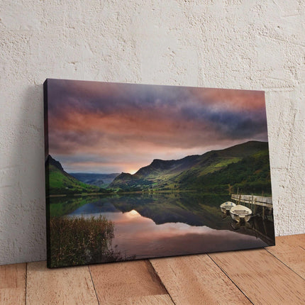Mount Snowdon at sunrise. Canvas Print Wall decor. Scenic wall art. Ideal gift/birthday present.